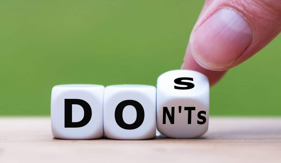 The “Dos and Don’ts” of Preparing for a Divorce in Arizona