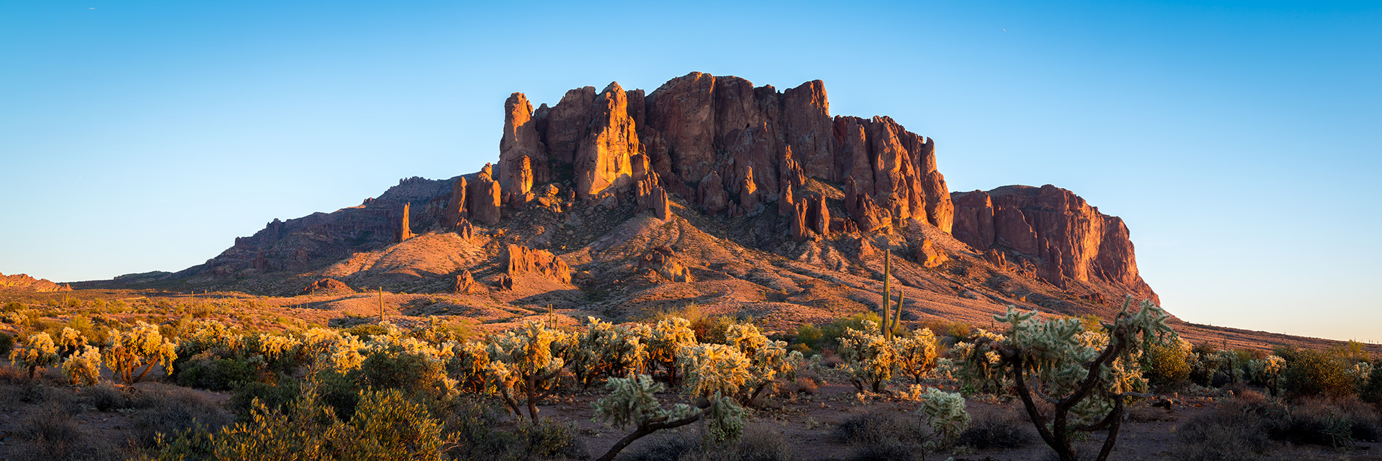 Superstition Mountains in Arizona